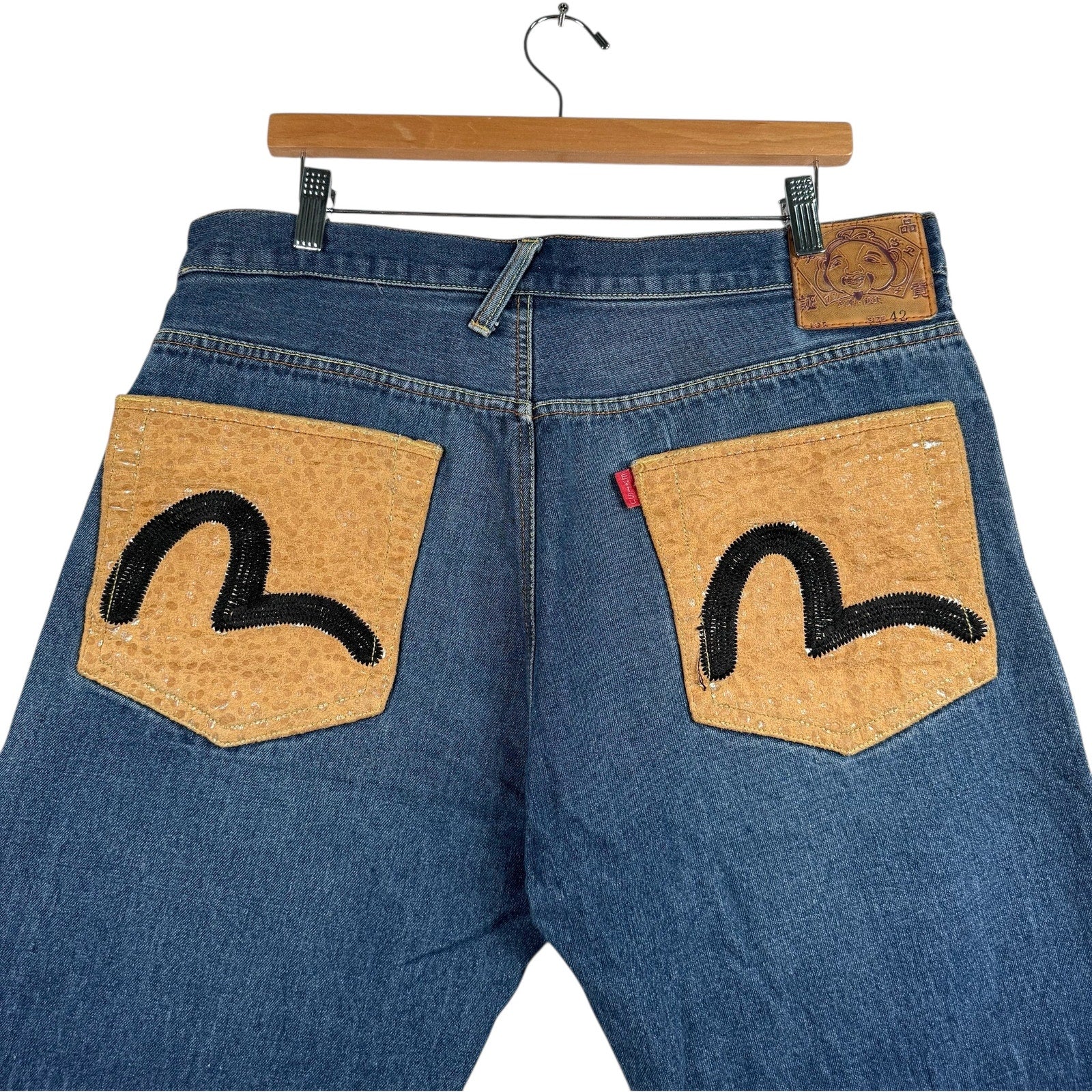 Y2K Evisu Denim Shorts 42