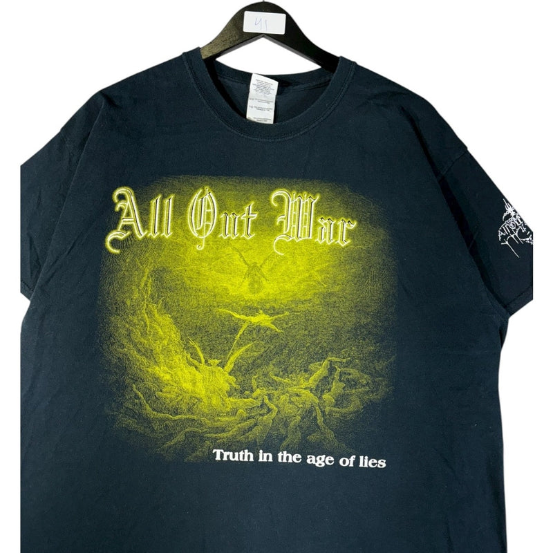 Vintage All Out War Band Graphic T-Shirt
