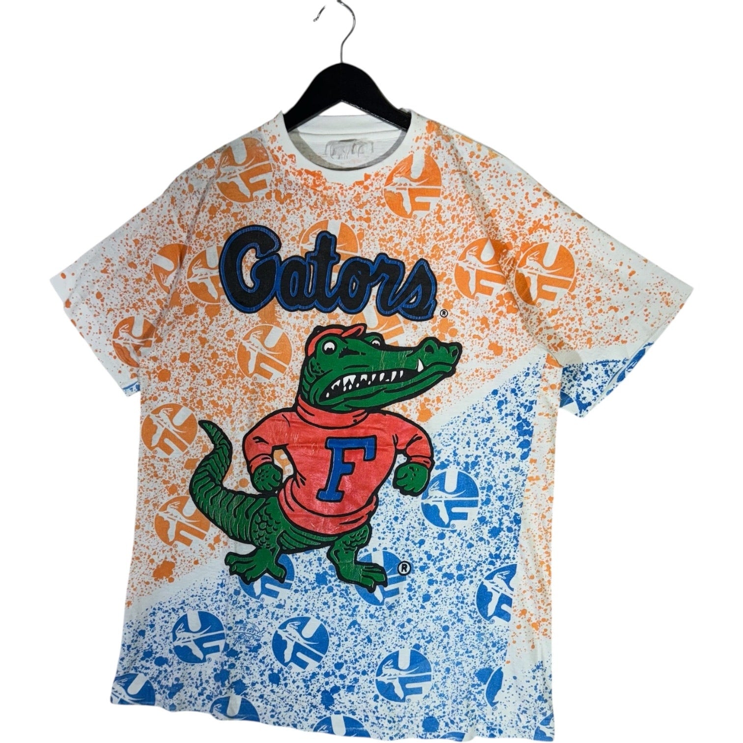 Vintage University Of Florida Gators School Mascot AOP Tee