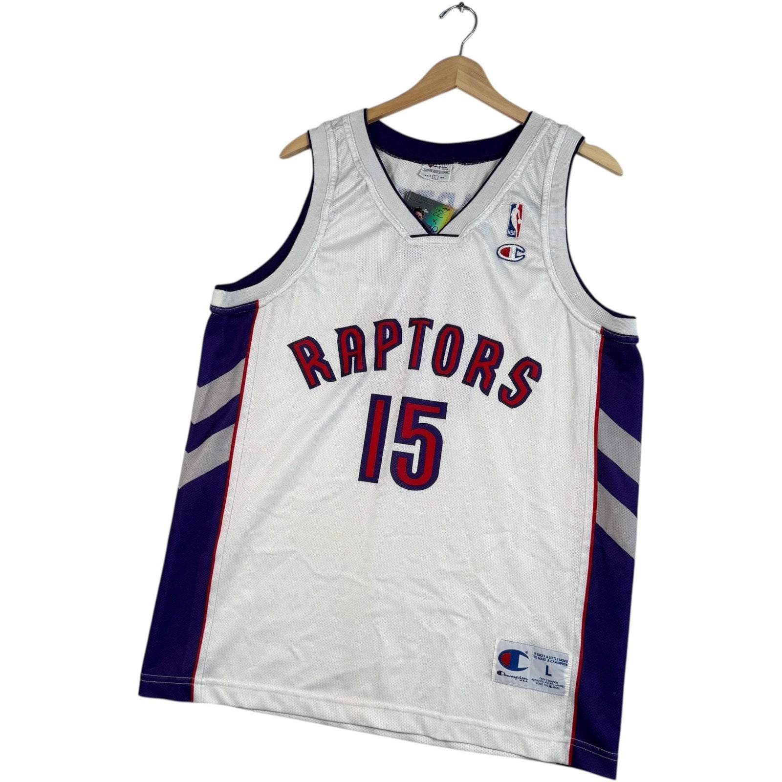 Vintage Champion Toronto Raptors Vince Carter #15 NBA Jersey