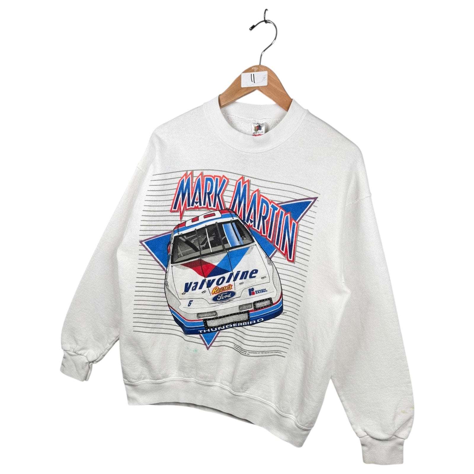 Vintage Mark Martin Valvoline Racing Crewneck