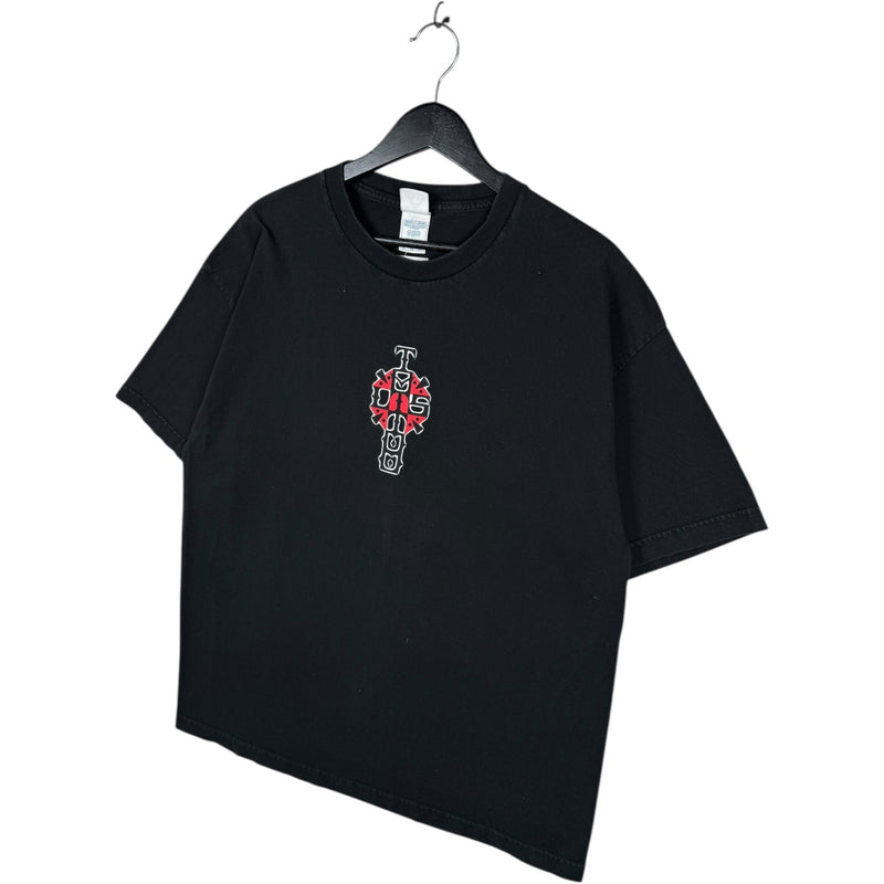 Vintage Laguna Tattoo Skull Wings Flame T-Shirt