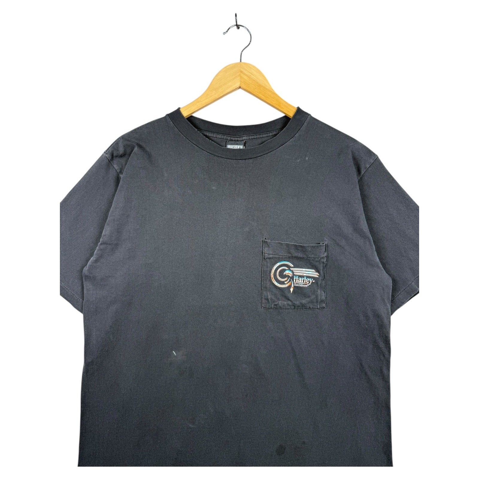 Vintage Harley Davidson Ride The Best Pocket T-Shirt