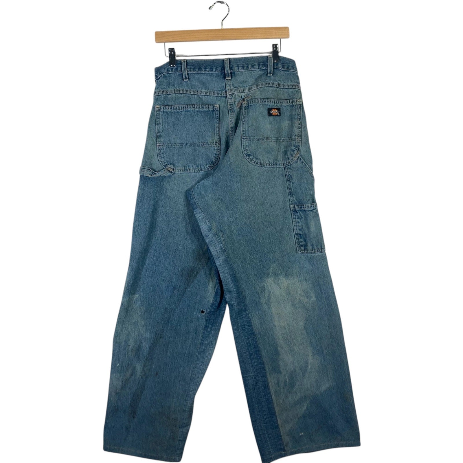 Vintage Cut & Sew Dickies Denim Carpenter Pants 32x34