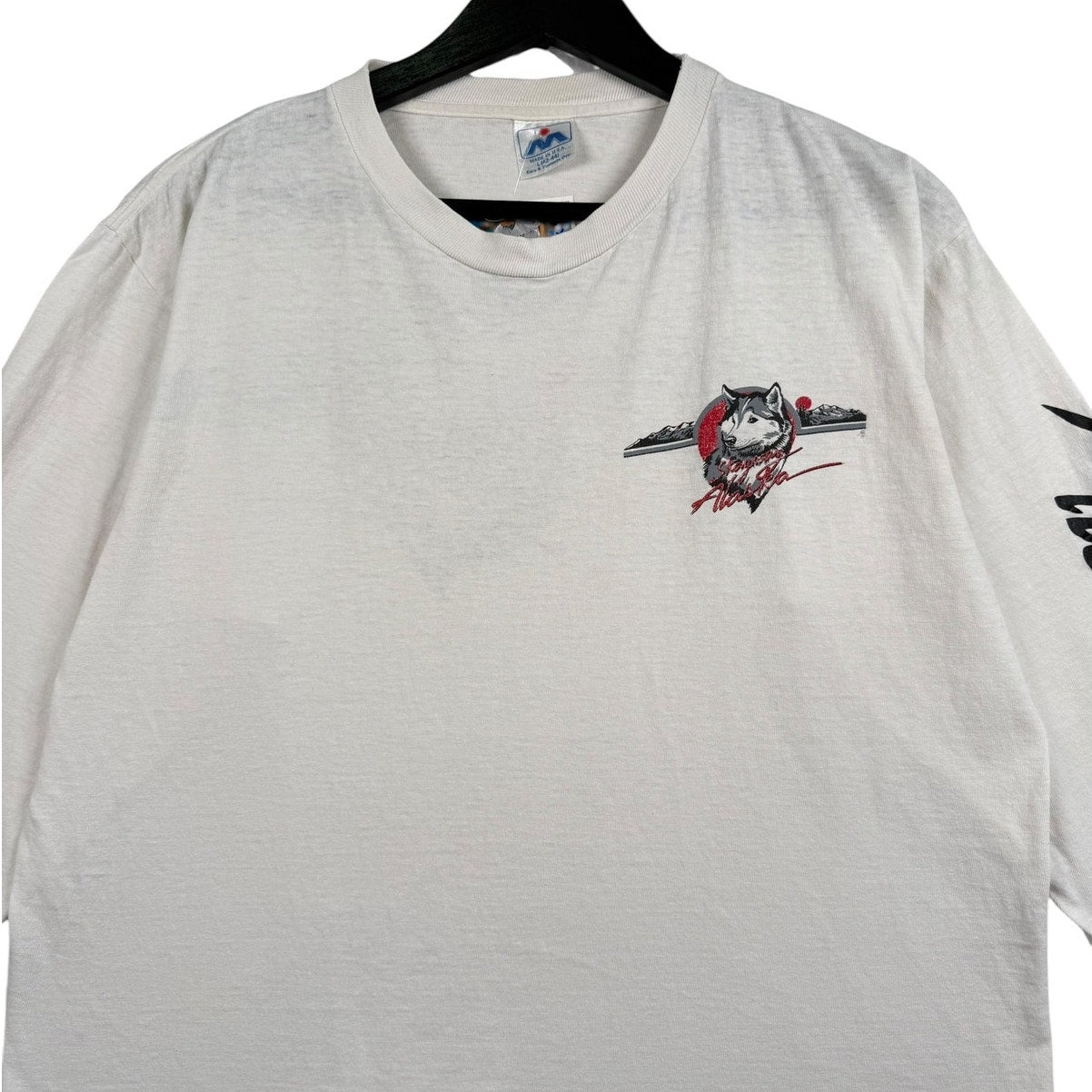 Vintage Alaska Husky Dog Graphic Long Sleeve