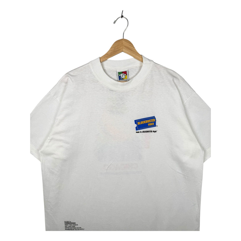 Vintage 90s Blockbuster Video Chicago T-Shirt