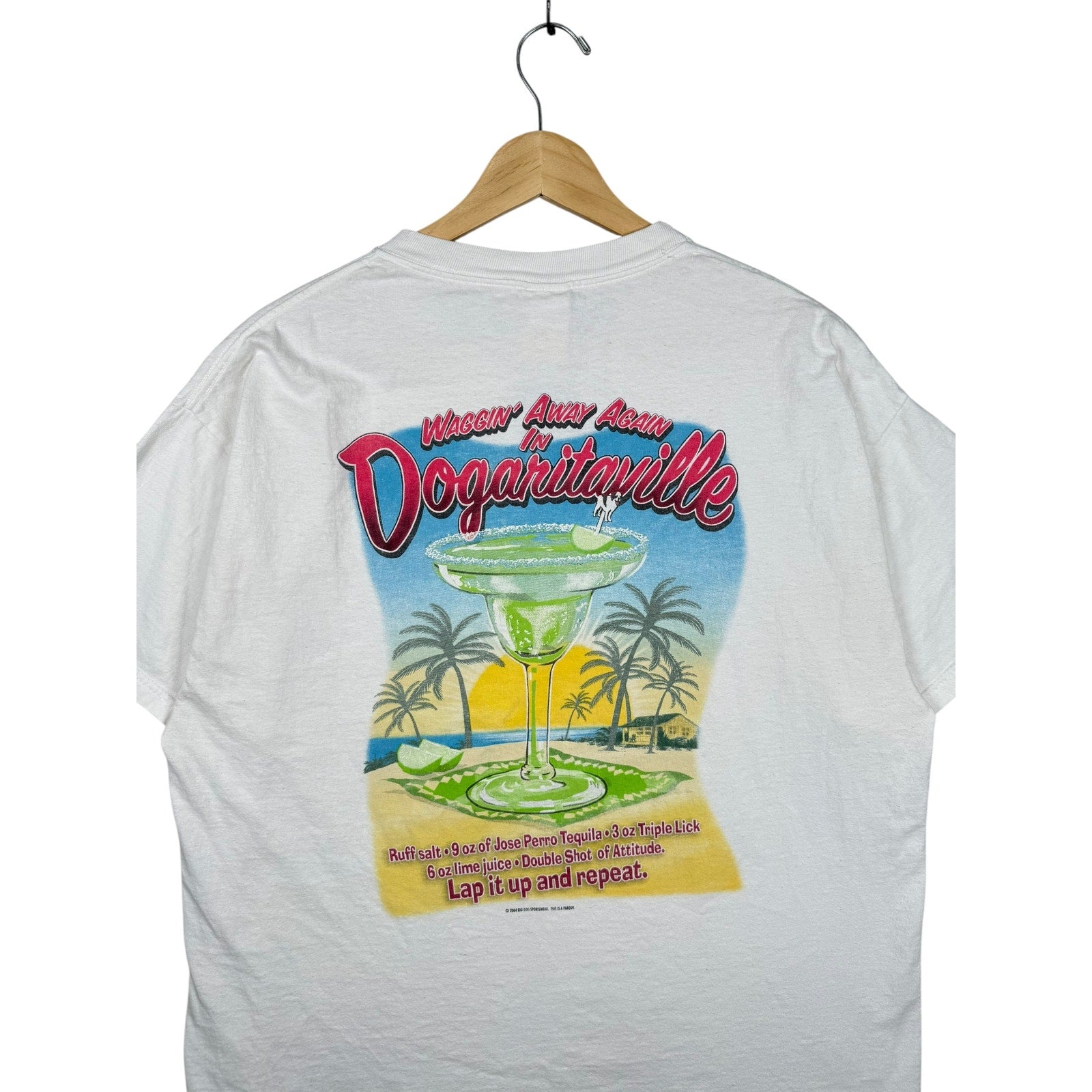 Vintage Fun & Attitude Big Dogs Mullet T-Shirt