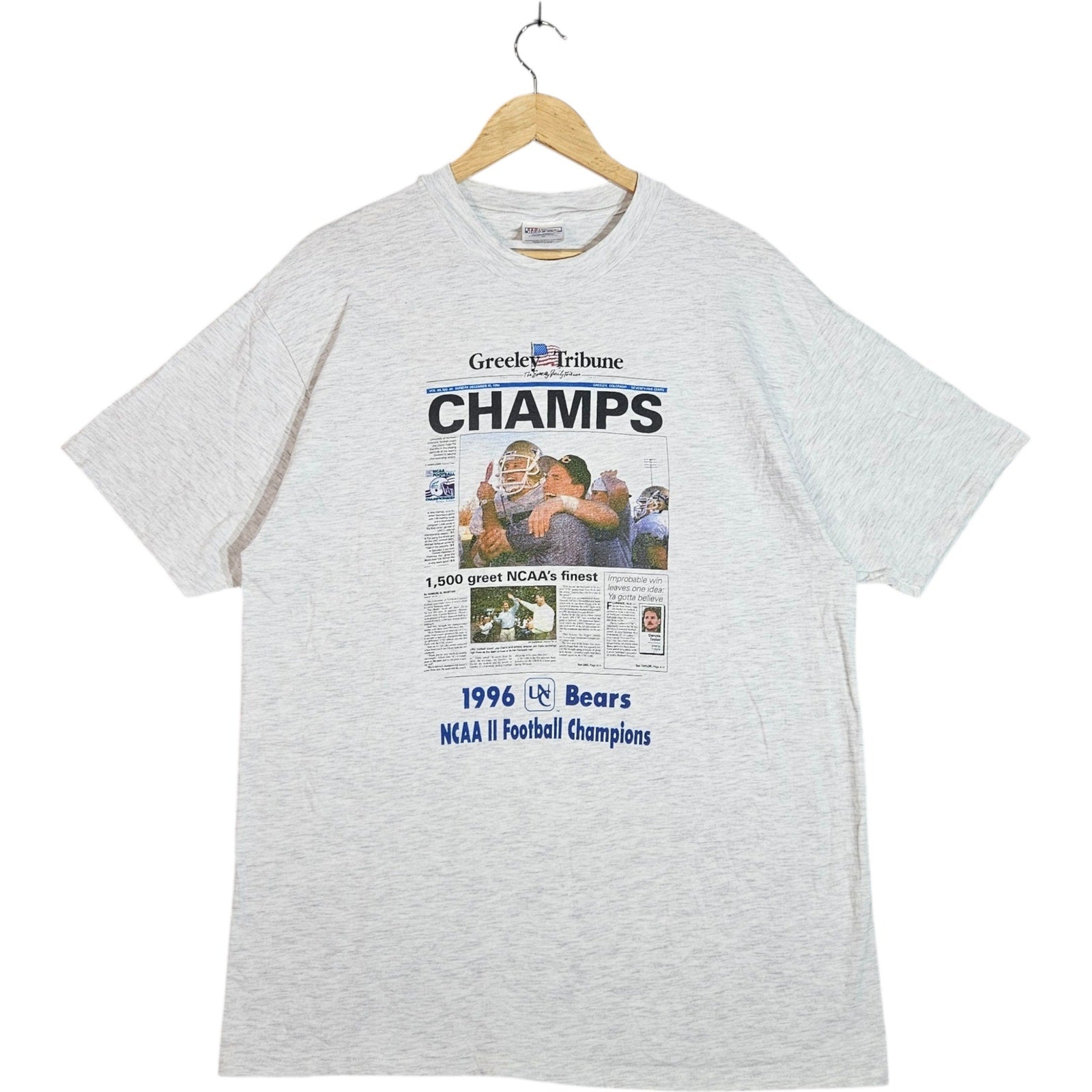 Vintage Golden Bears NCAA Football Champions Shirt 1996