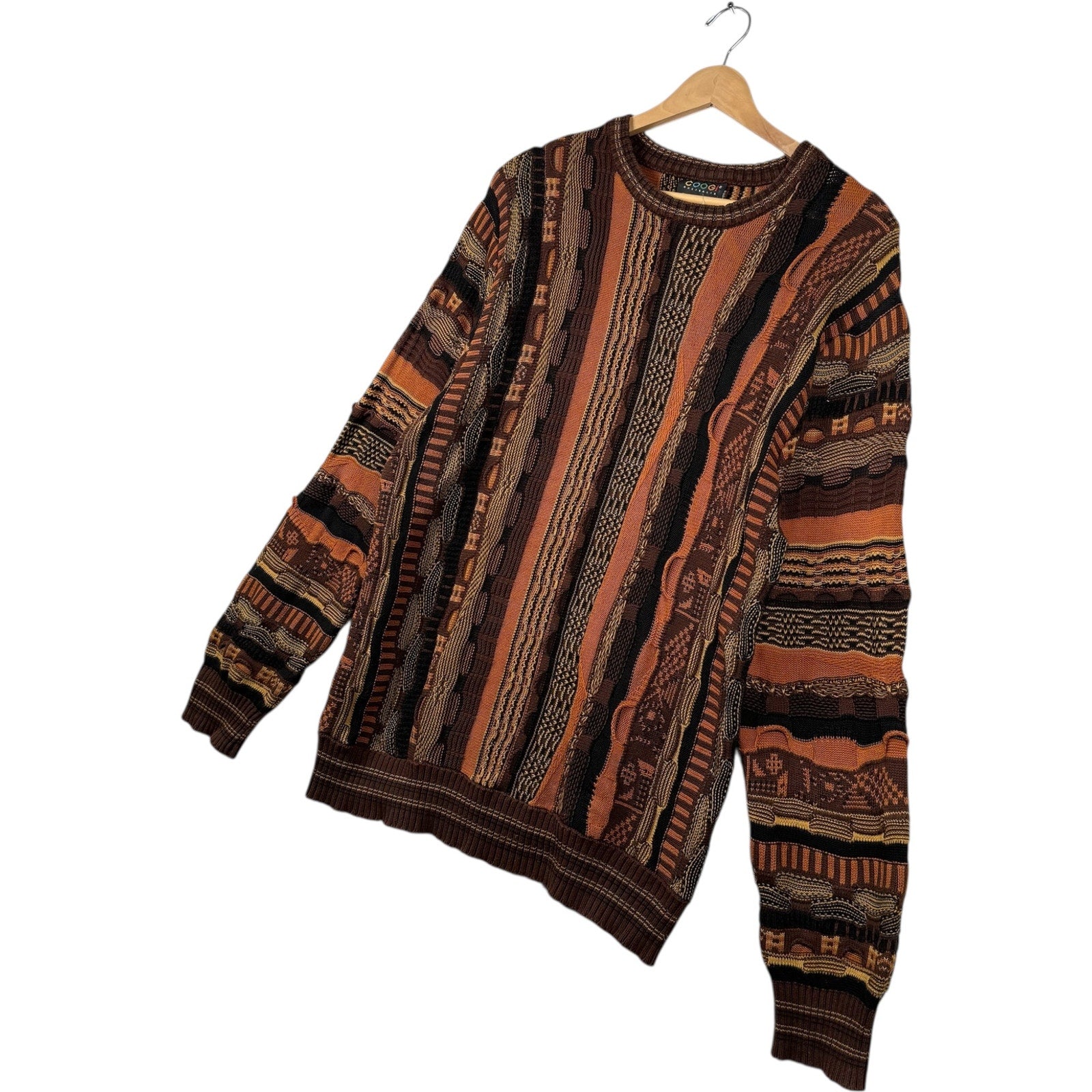 Vintage Coogi 3D Knit Textured Sweater