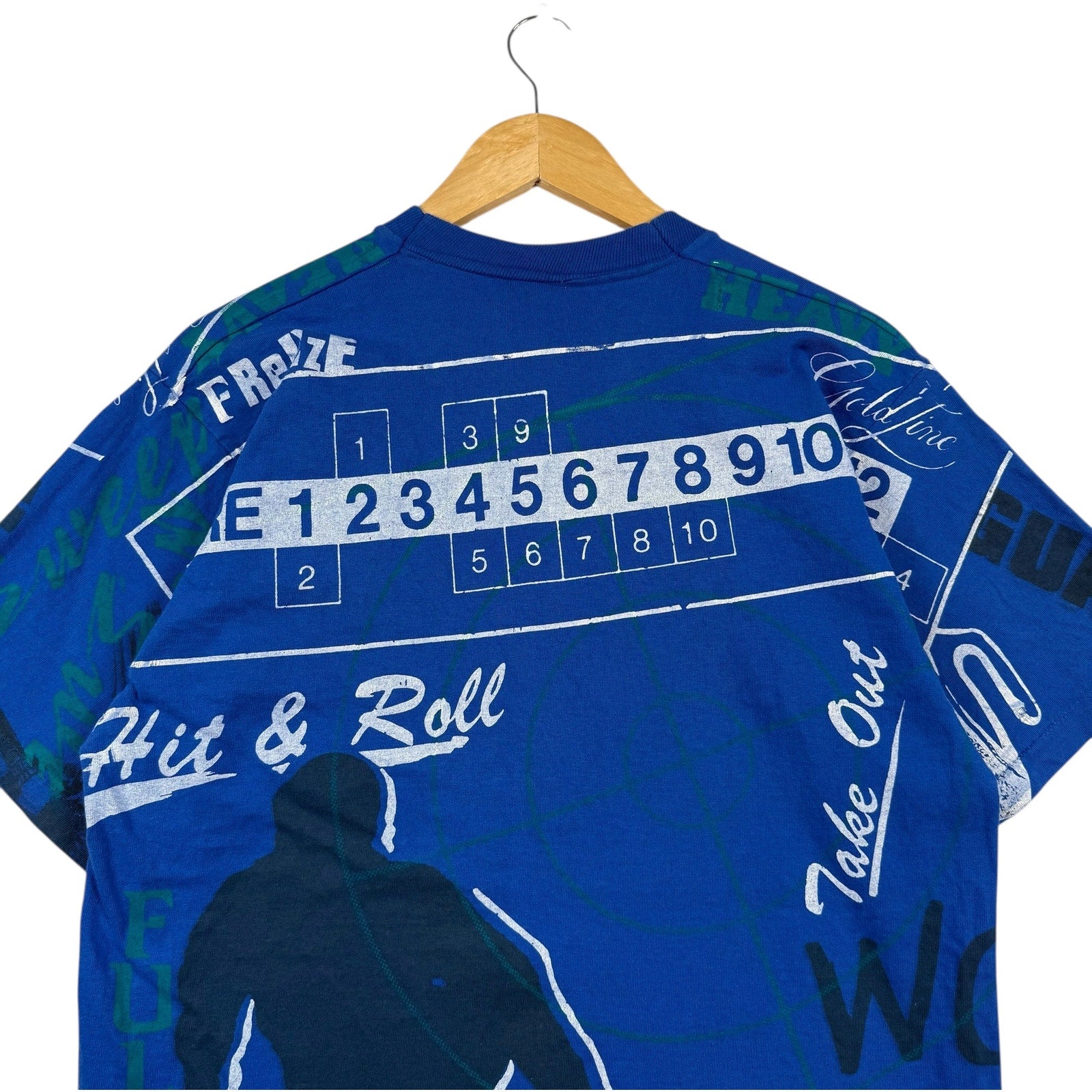 Vintage Curling "Hit & Roll" AOP Tee