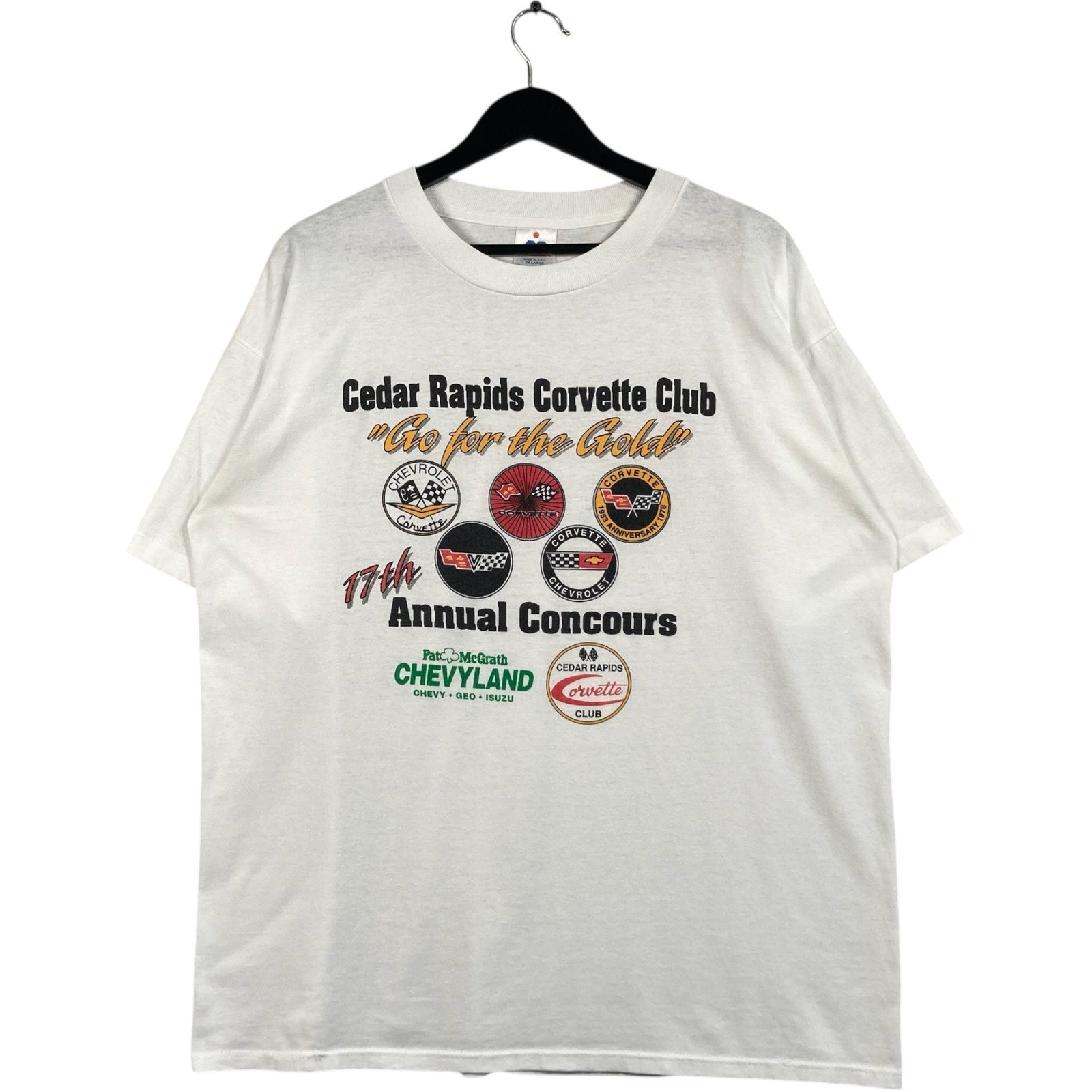 Vintage Cedar Rapids Corvette Club Tee