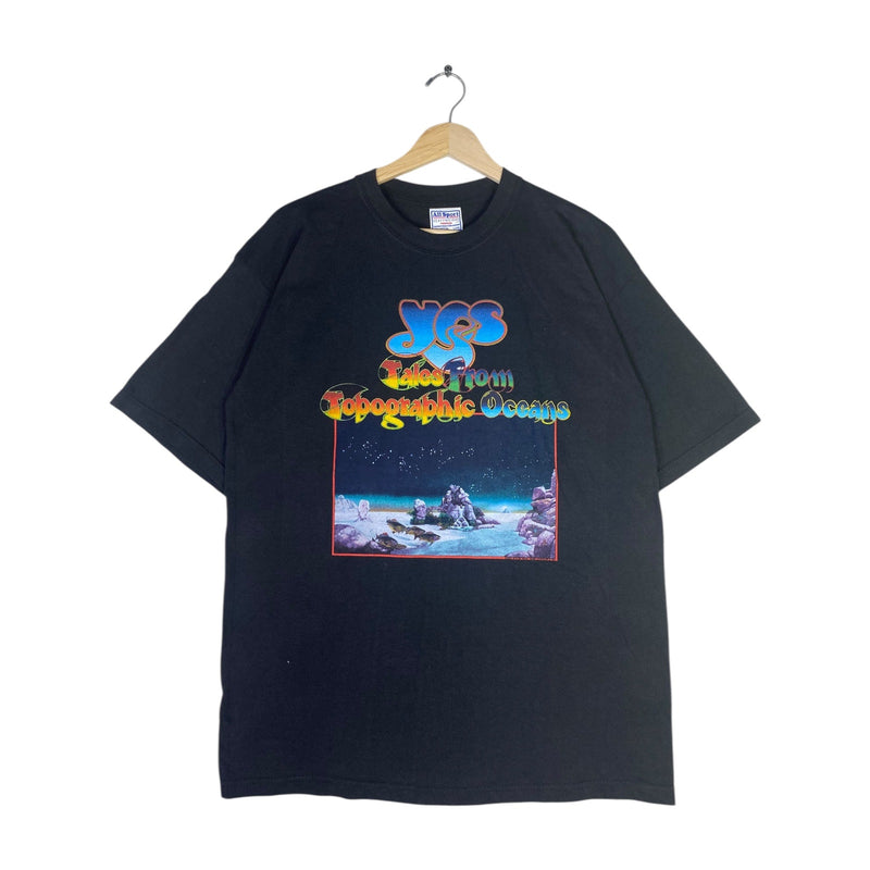 Vintage Yes Graphic Print T-Shirt