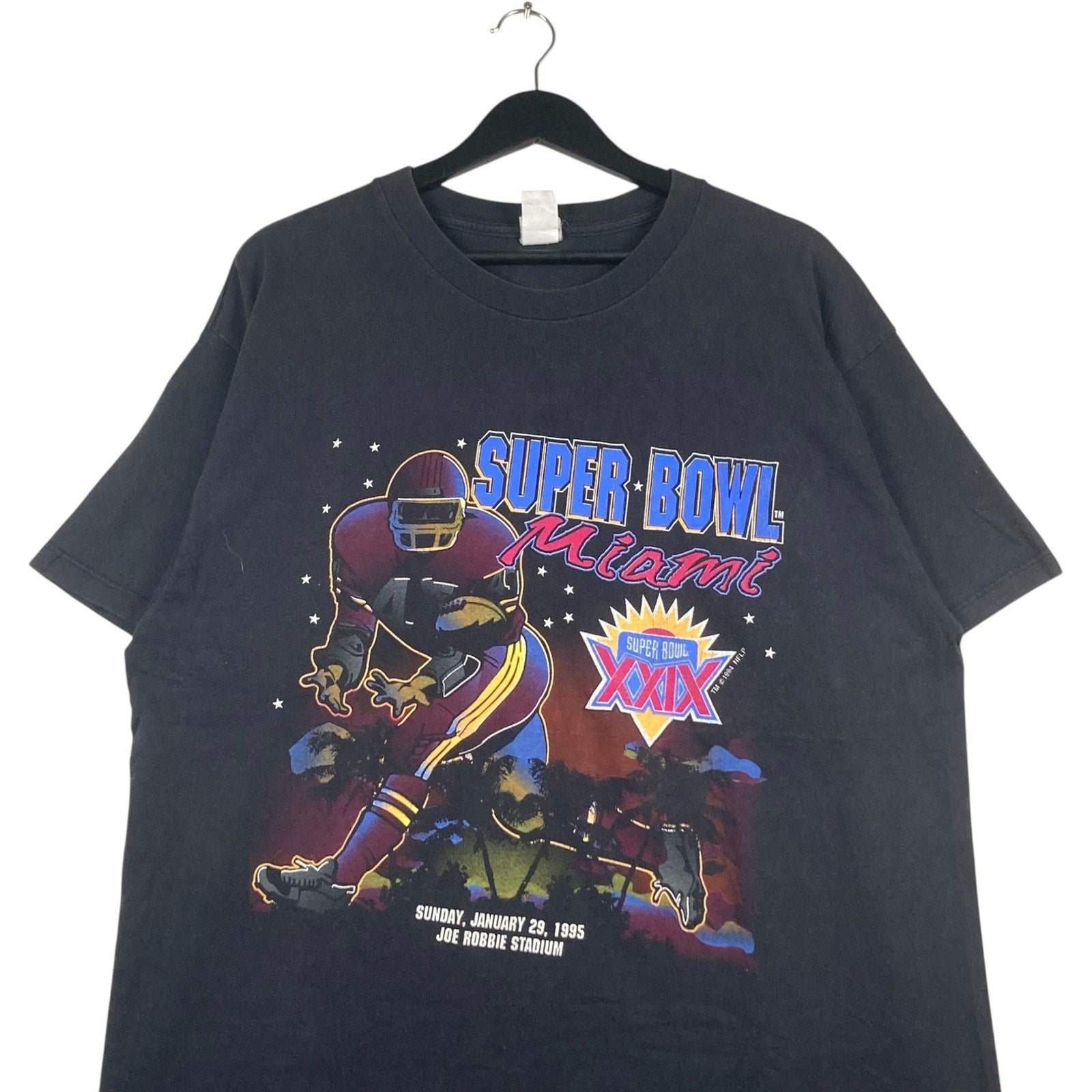 Vintage 49er Vs. Chargers Super Bowl NFL Tee 1994