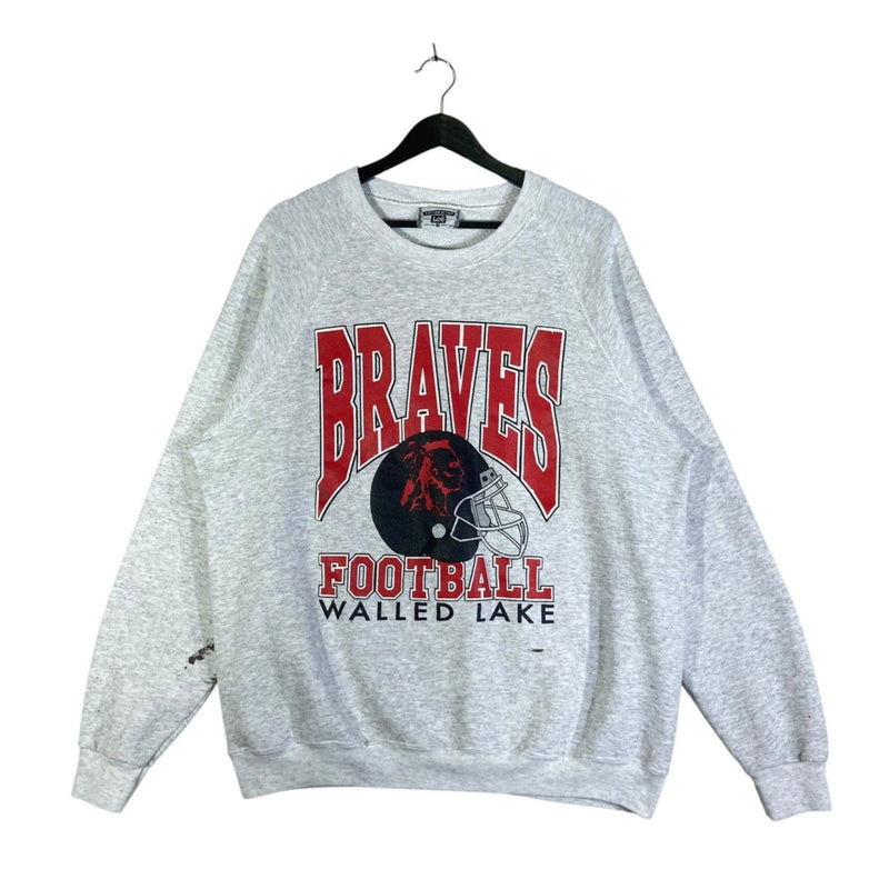Vintage Walled Lake Braves Football Crewneck