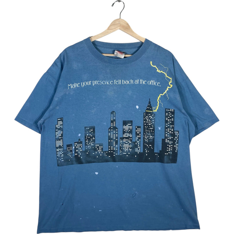 Vintage "Make Your Presence Felt Back At The Office" Hitachi Tee