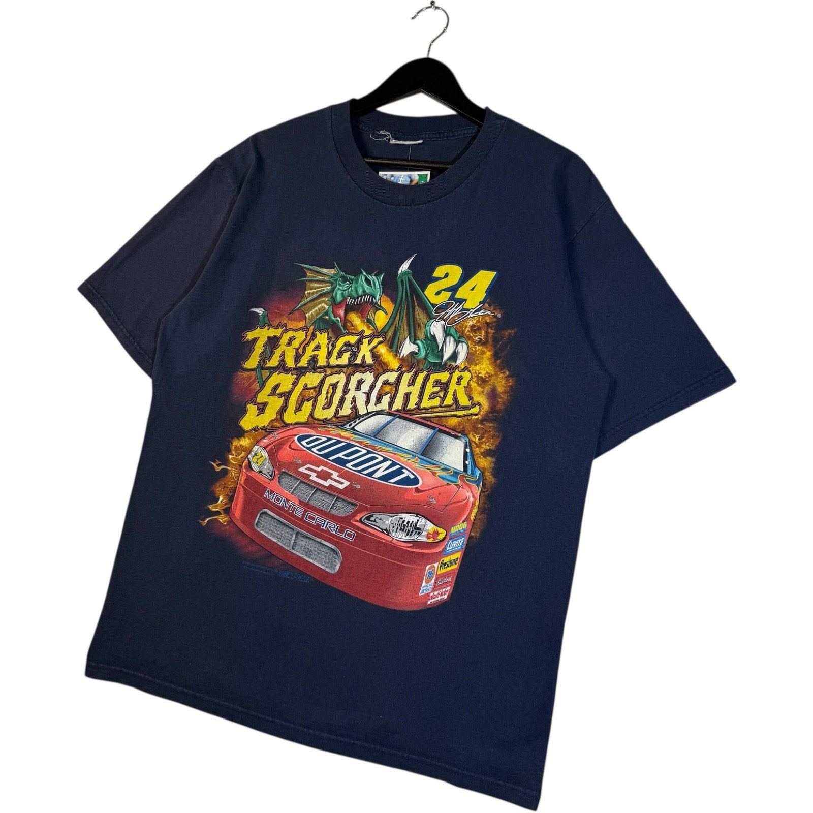 Vintage NASCAR Track Scorcher Jeff Gordon Tee