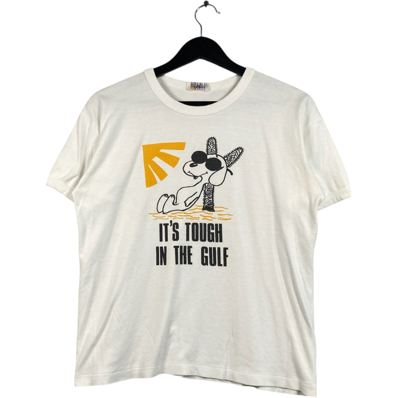 Vintage Snoopy "It's Tough in the Gulf" Tee