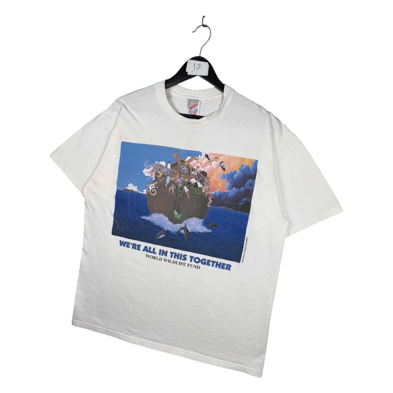 Vintage World Wildlife Fund Animal Graphic T-Shirt