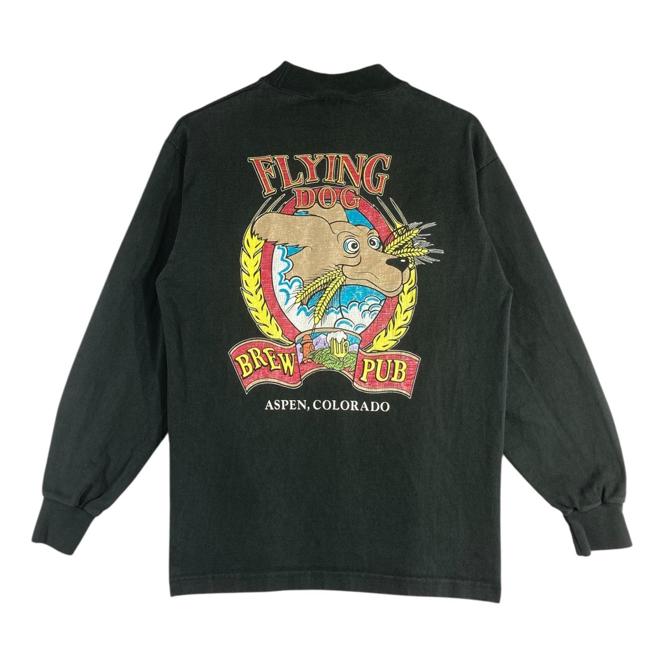 Vintage Flying Dog Brewpub Long Sleeve T-Shirt