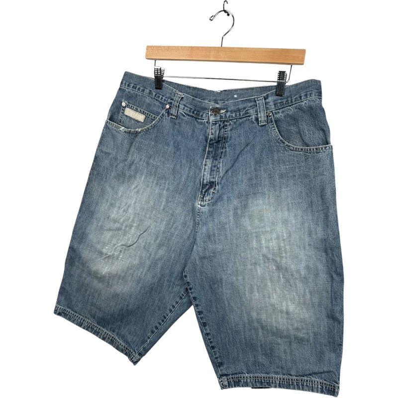 Vintage Cotton Jean Bermuda Denim Shorts 37