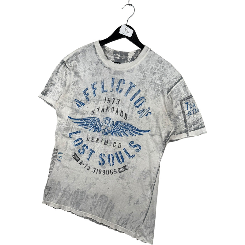 Vintage Affliction Lost Souls T-Shirt Large