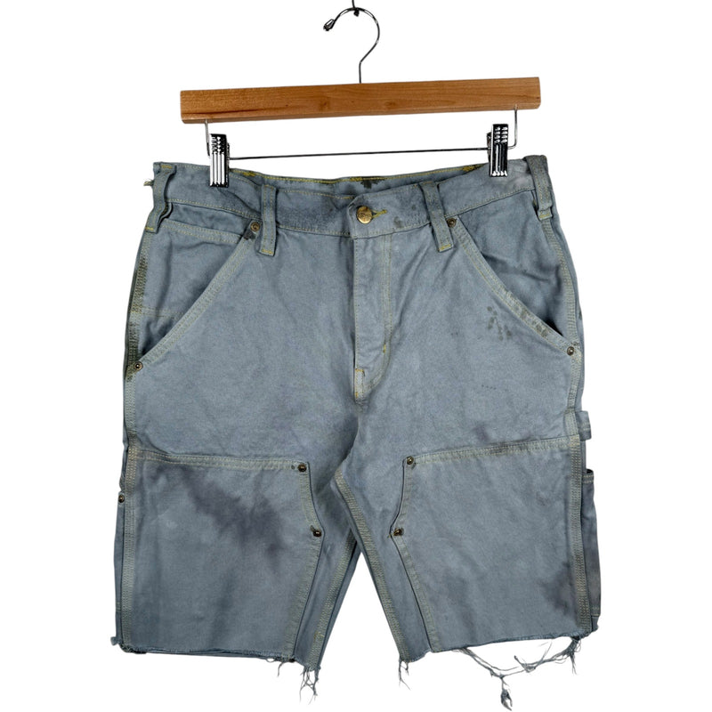 Vintage Carhartt Utility Cargo Denim Shorts 32