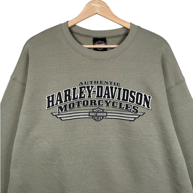 Vintage Harley Davidson Ghost Town Graphic Crewneck