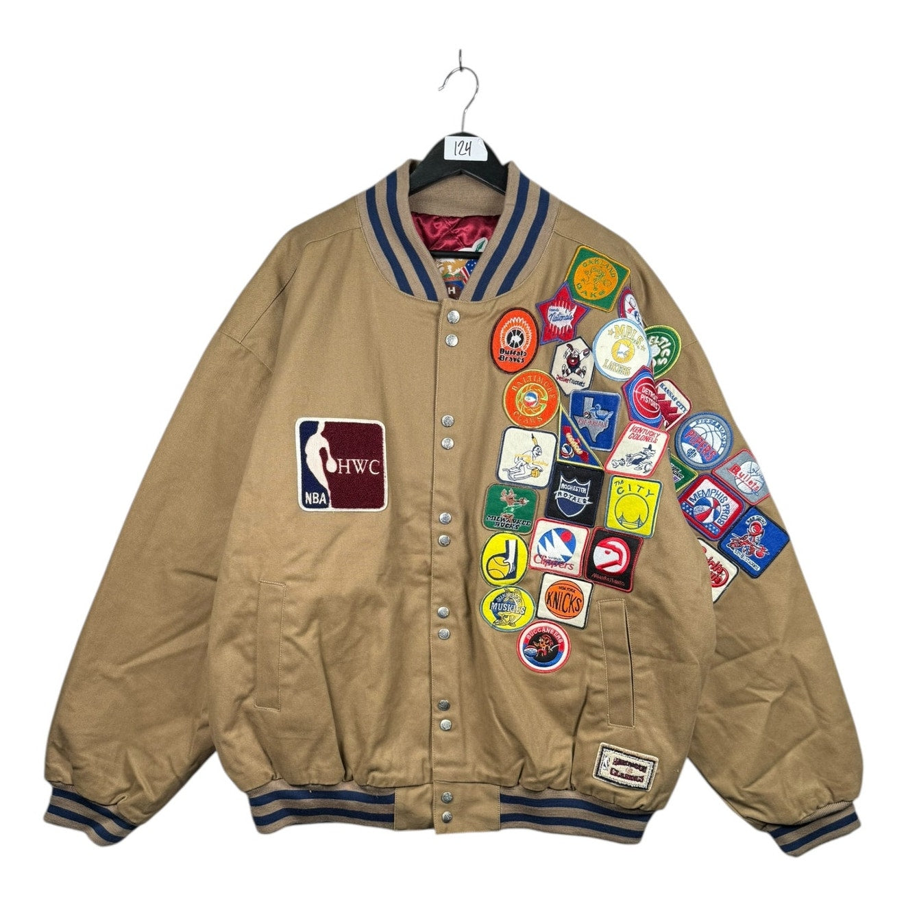 Vintage NBA Hardwood Classics Mitchell & Ness Patch Varsity Jacket