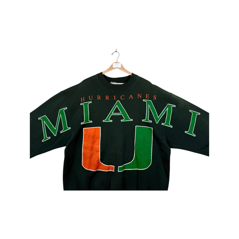 Vintage University of Miami Hurricanes NCAA Crewneck