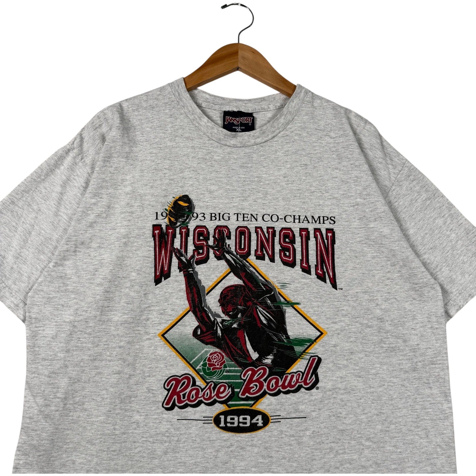 Vintage Wisconsin Rose Bowl Champions T-Shirt 1994