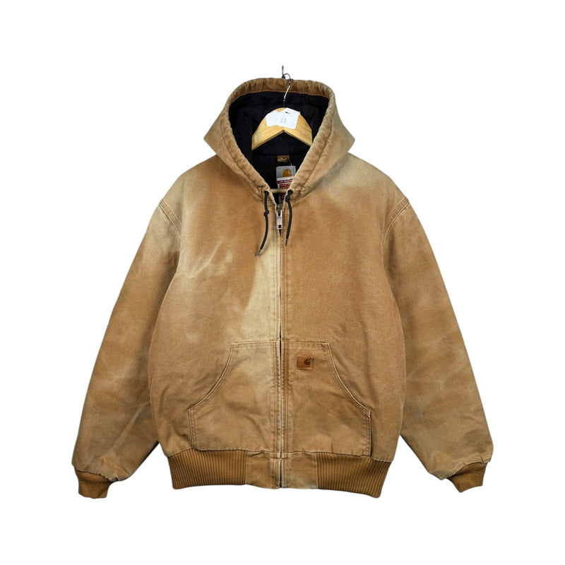 Vintage Carhartt Active Washed Full Zip Hoodie