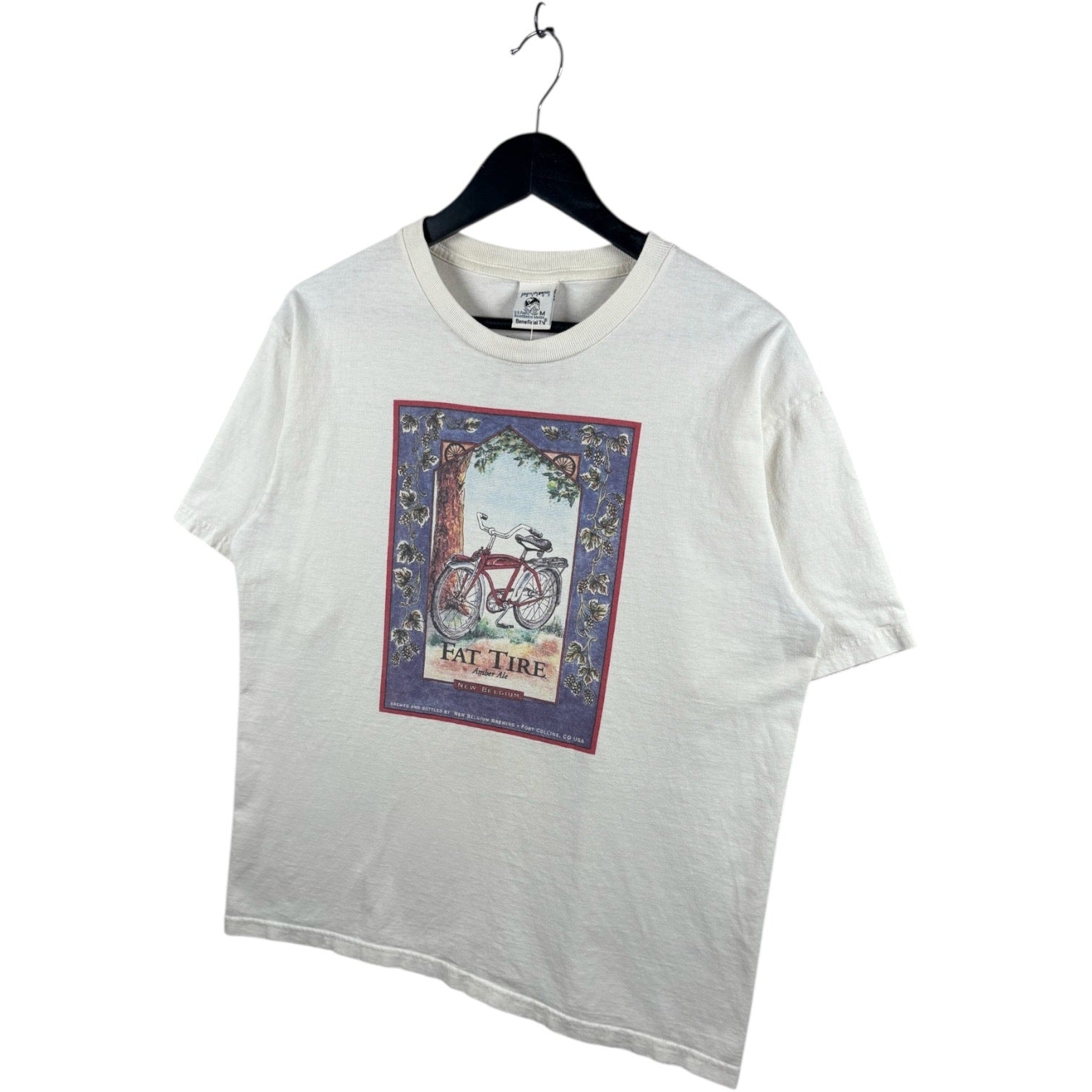 Vintage Fat Tire Amber Ale New Belgium Brewery T-Shirt