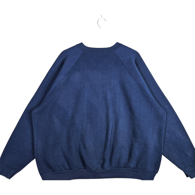 Vintage Blank Navy Crewneck XXL