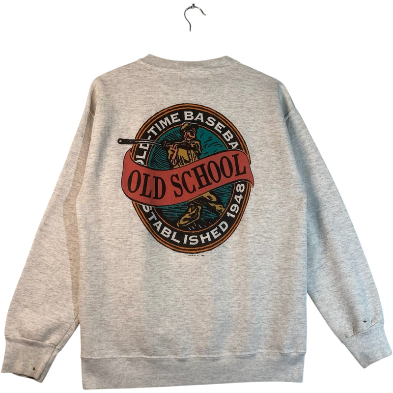 Vintage Old School Baseball Crewneck