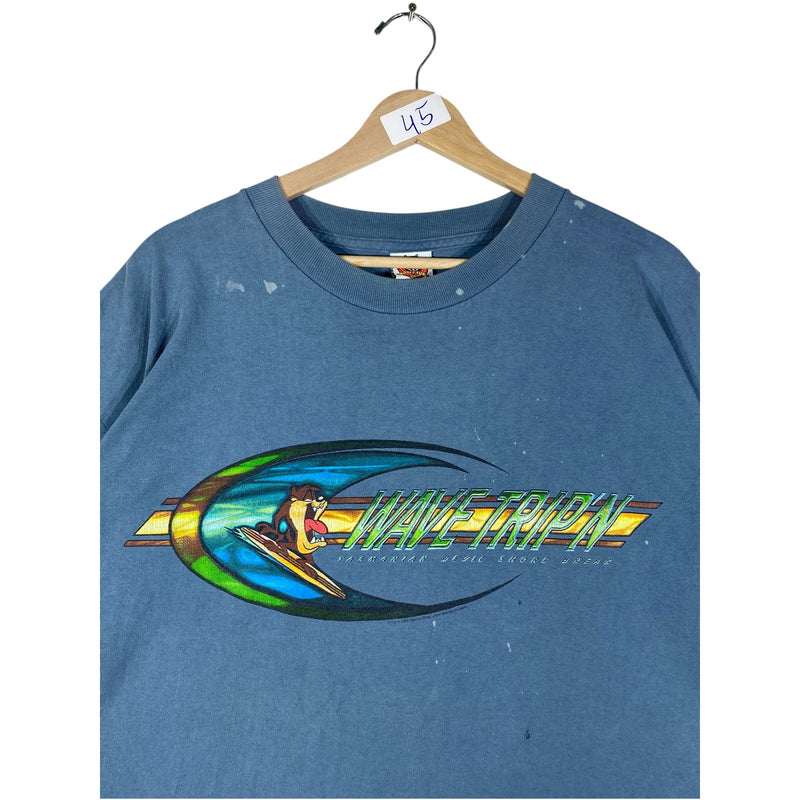 Vintage Looney Tunes Taz Wave Trip'n T-Shirt