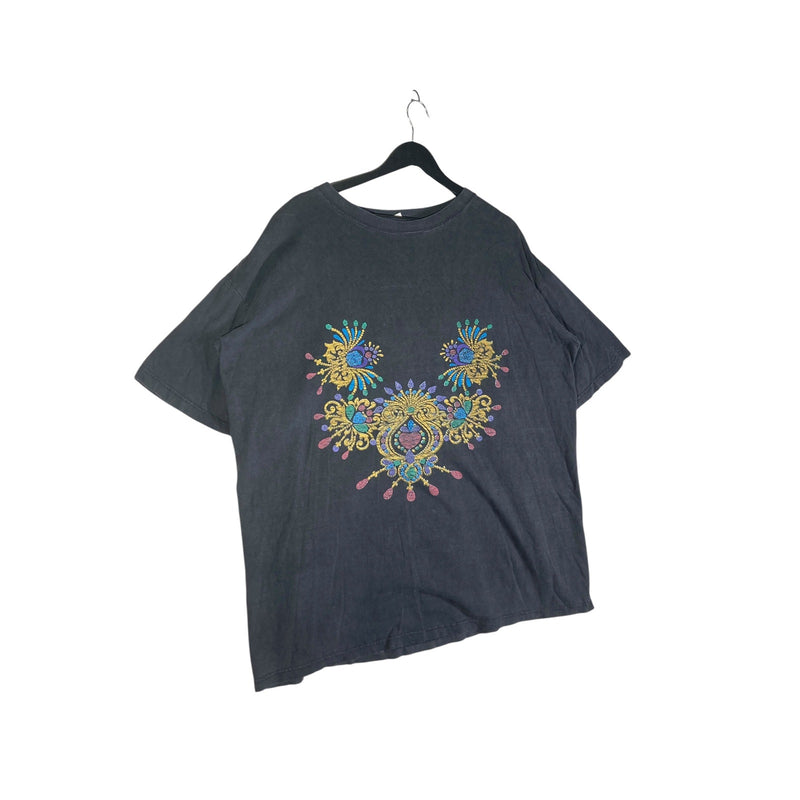 Vintage Mirrored Motifs Tee