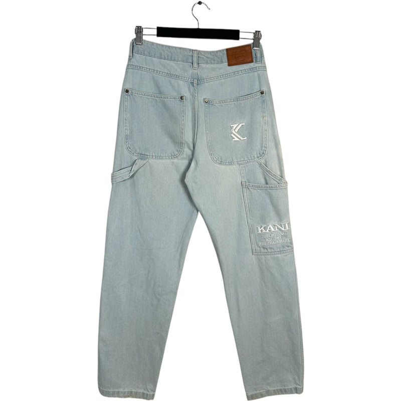 Y2K Kani Light Wash Denim Carpenter Pants 31x32