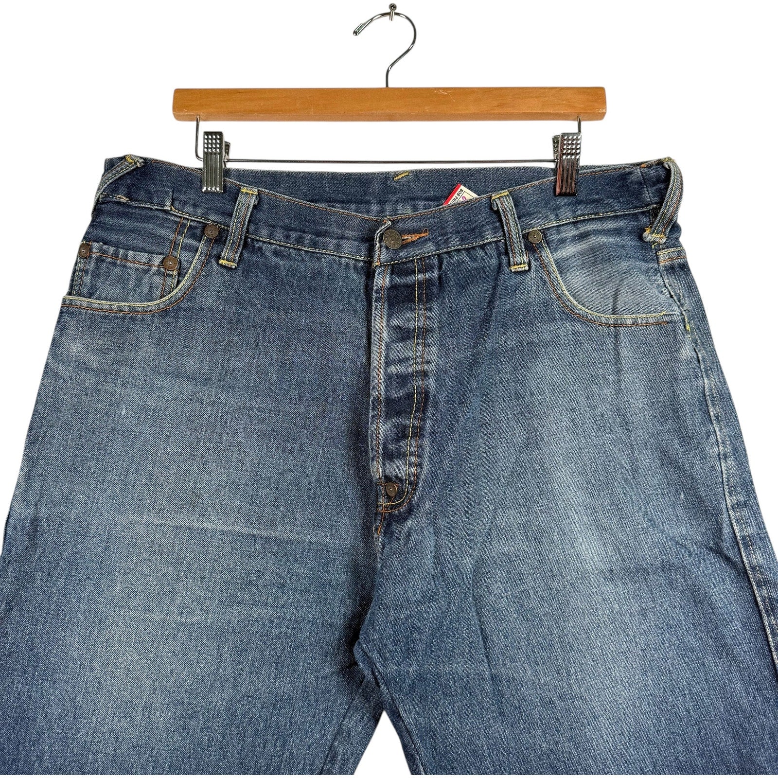Y2K Evisu Denim Shorts 42
