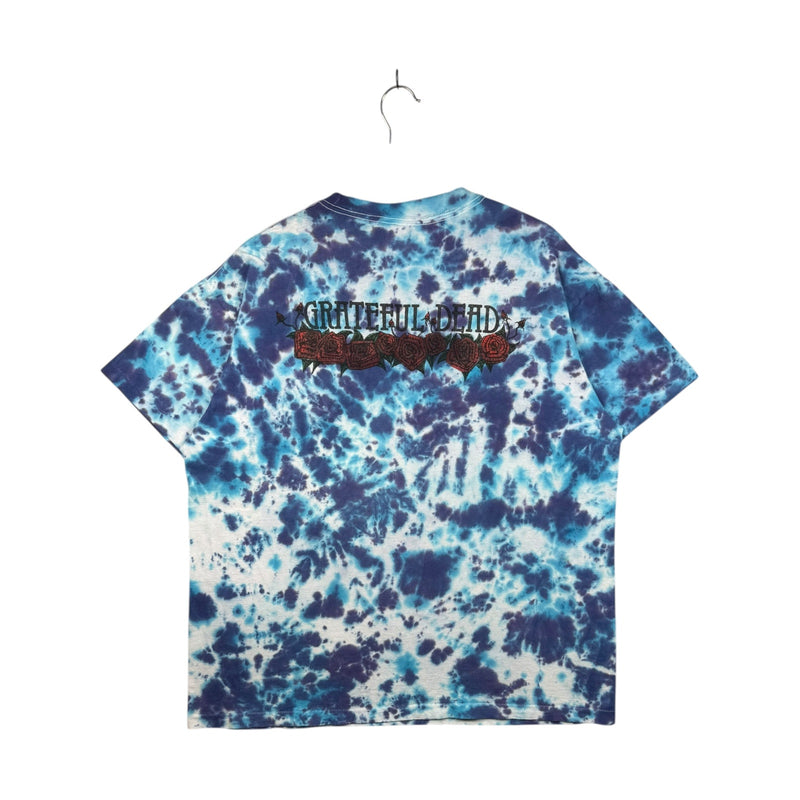 Vintage Grateful Dead Skeleton & Roses Tie-Dye Band T-Shirt