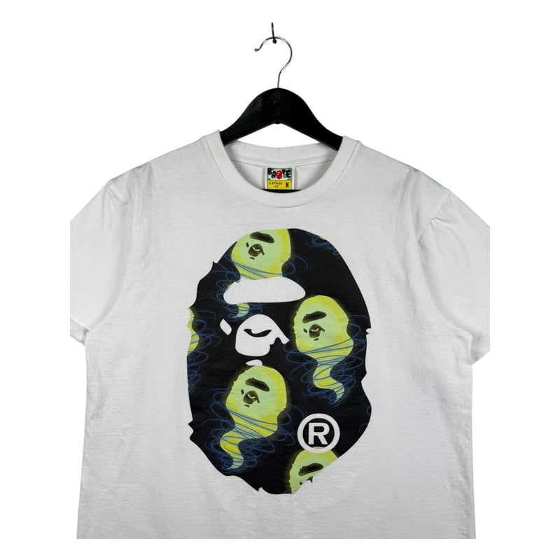 Vintage BAPE A Bathing Ape Multi Face T-Shirt