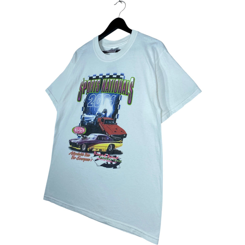 Vintage NHRA Drag Racing Sport Nationals 2001 T-Shirt
