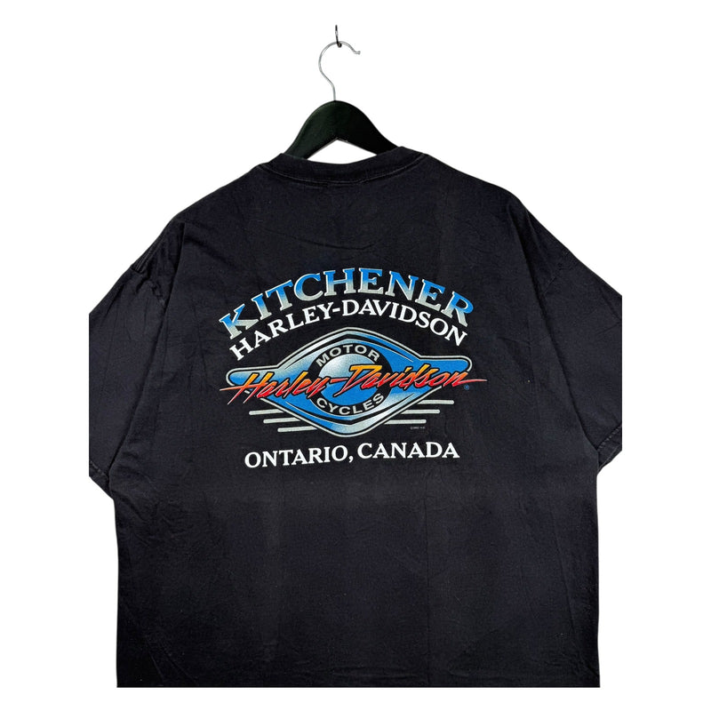 Vintage Harley Davidson Motorcycles Kitchener Canada T-Shirt