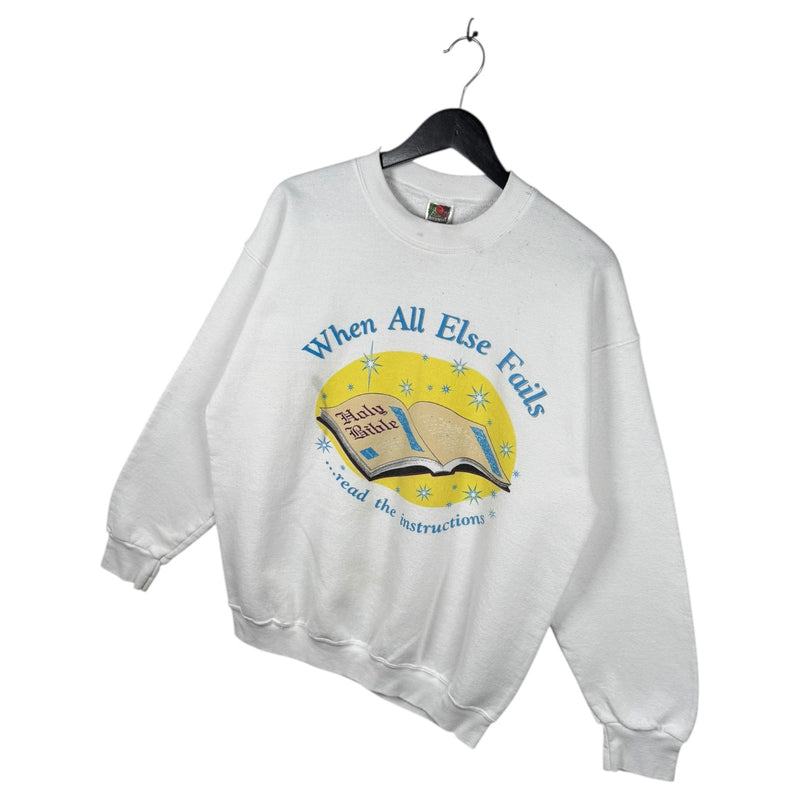 Vintage Christian Holy Bible Crewneck