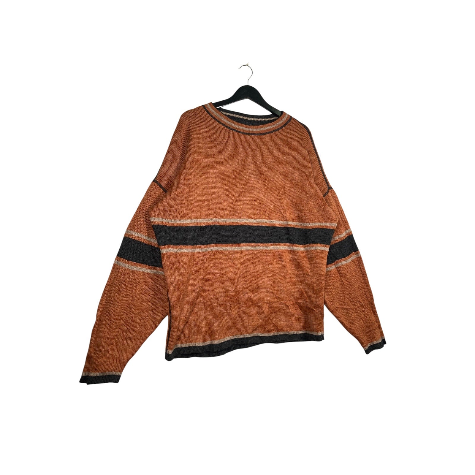 Vintage Essential Solid Striped Sweater