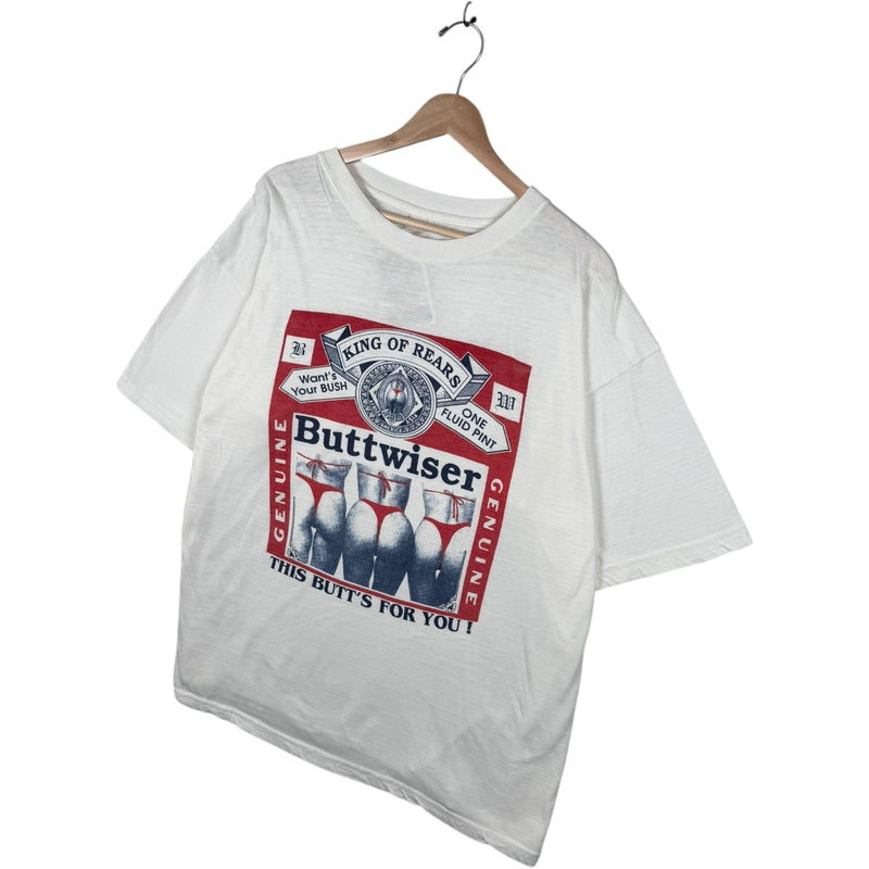 Vintage Buttwiser Parody Beer T-Shirt