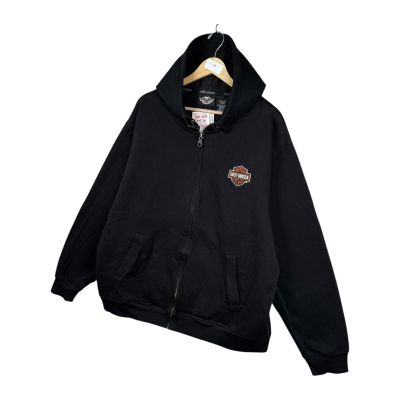 Vintage Harley Davidson V-Twin Power Graphic Hoodie