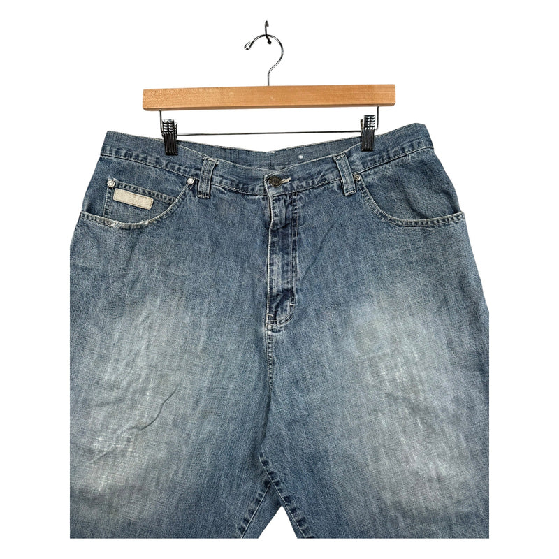 Vintage Cotton Jean Bermuda Denim Shorts 37