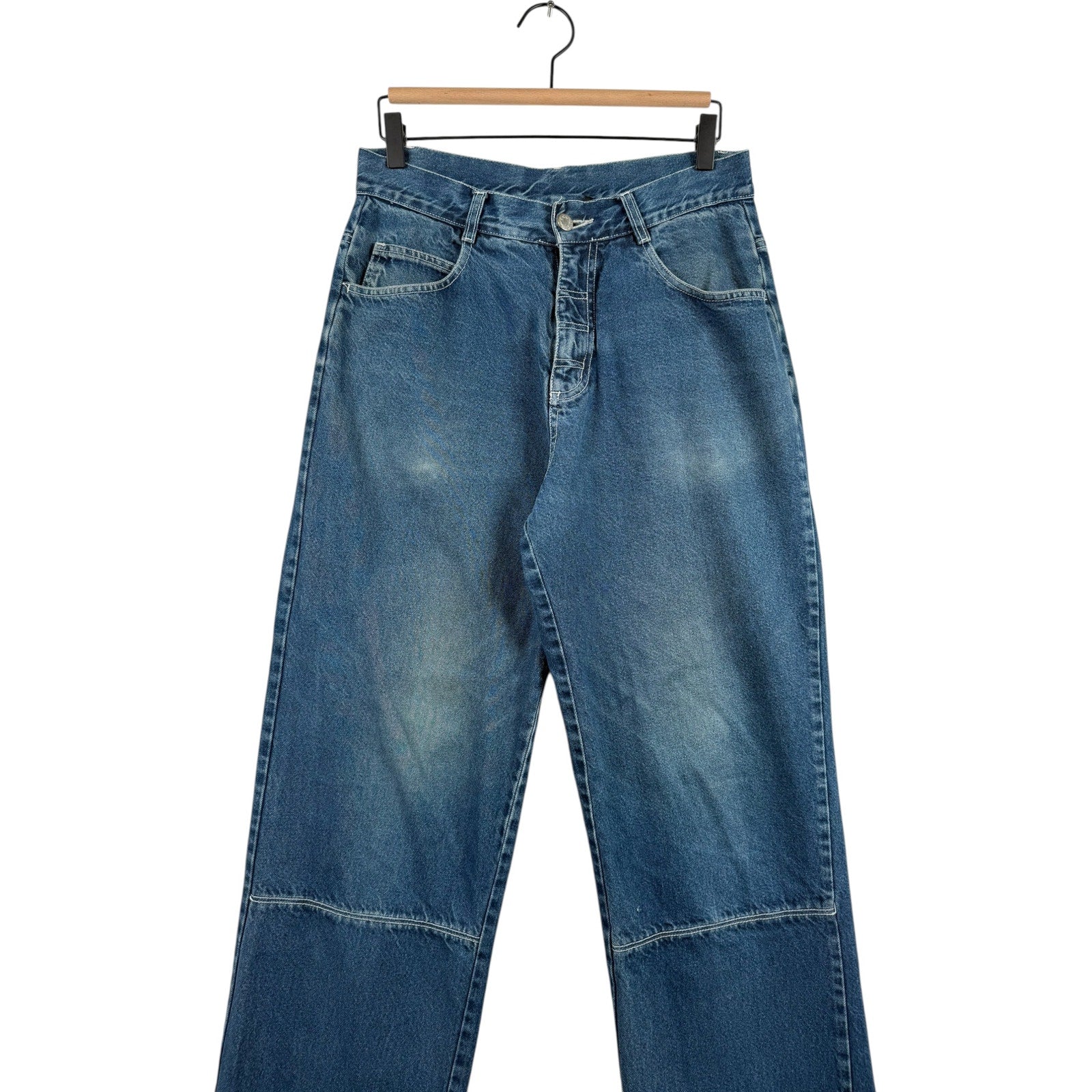 Vintage WXY JNCO Style Straight Leg Denim Jeans 30x31