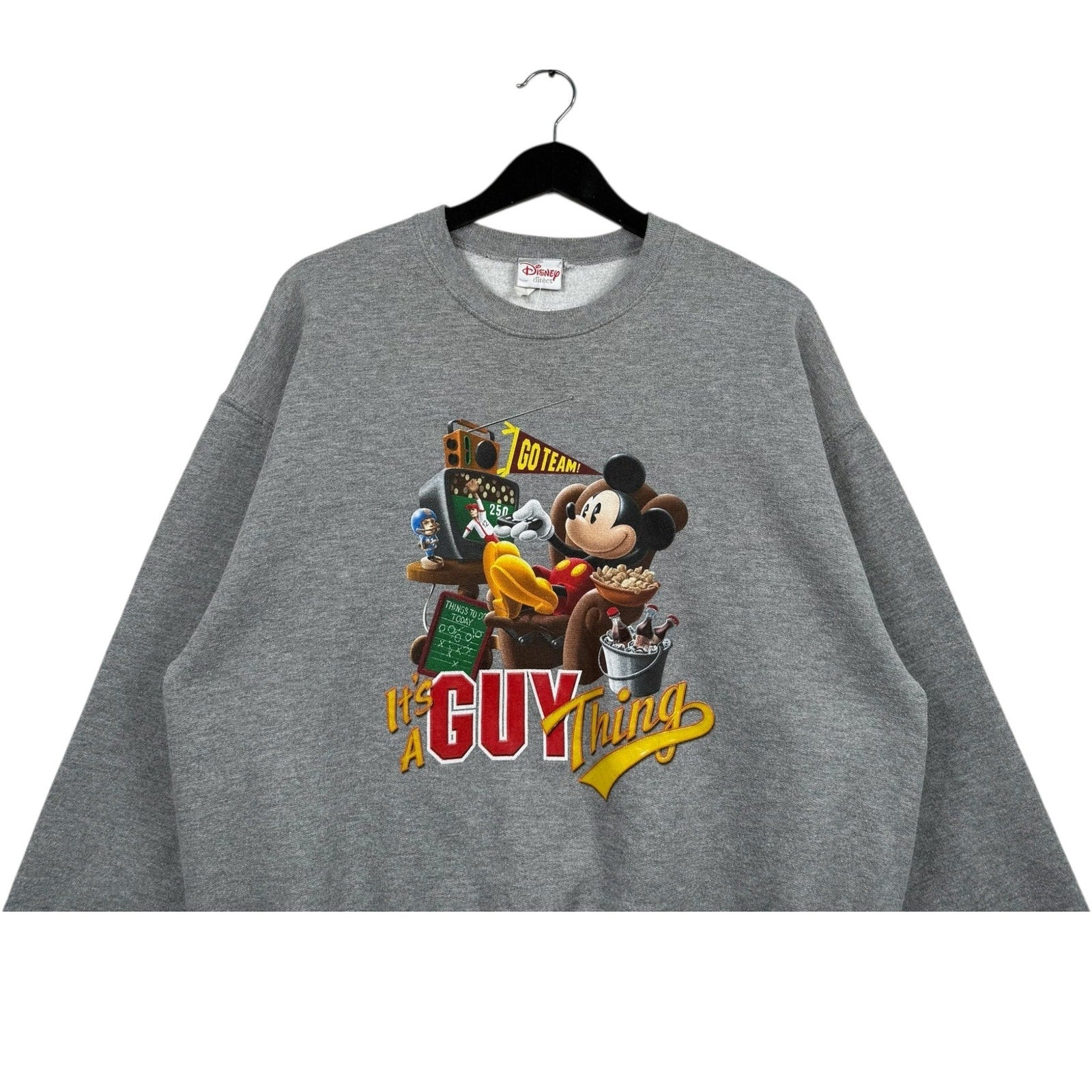 Vintage Disney "It's A Guy Thing" Mickey Mouse Crewneck