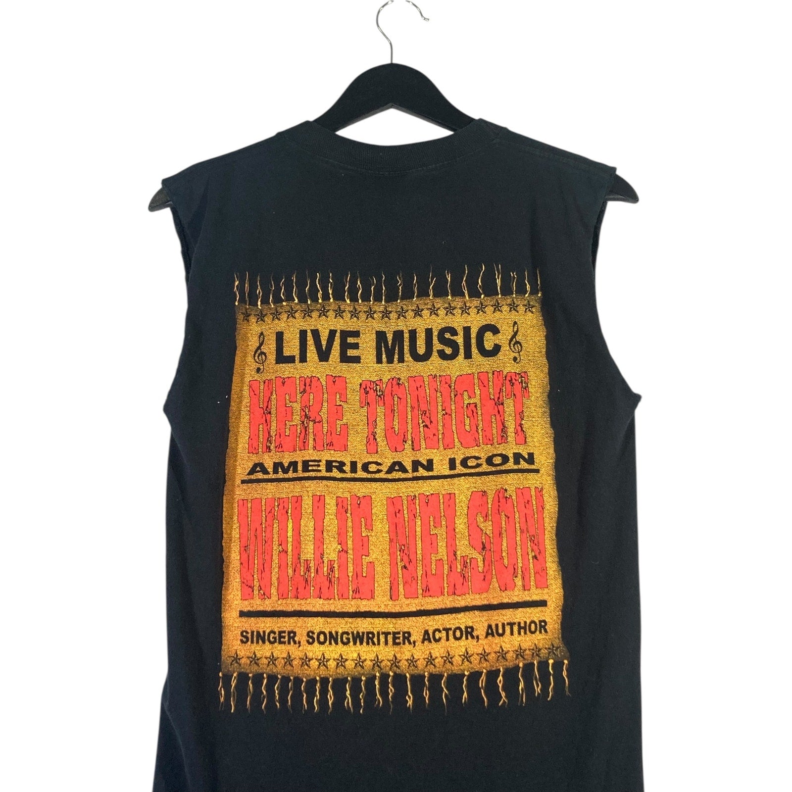 Vintage Willie Nelson Tank Top Small American Singer Tank Top